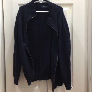 Blue cashmere cardigan for boys